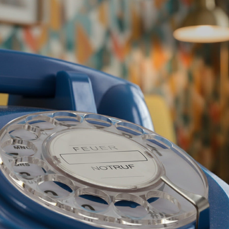 Opis 60s cable retro phone / landline phone / nostalgic phone / vintage phone