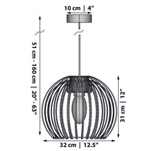 Lade das Bild in den Galerie-Viewer, Opis Serie 2 - Holz-Hängelampen hergestellt aus eleganten, zusammensteckbaren Teilen