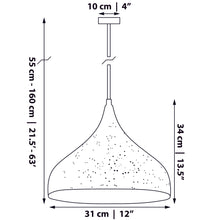 Lade das Bild in den Galerie-Viewer, Opis Serie 3 - Rustikale Metallschirm-Lampen mit einzigartigem Lochmuster