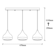 Lade das Bild in den Galerie-Viewer, Opis Serie 5 - Elegante Lampen aus schwarzem Metall und Kupfer