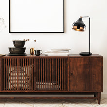 Lade das Bild in den Galerie-Viewer, Opis Serie 5 - Elegante Lampen aus schwarzem Metall und Kupfer