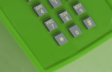 Lade das Bild in den Galerie-Viewer, Opis PushMeFon cable Retrotelefon mit Tasten, Tastentelefon, Festnetztelefon, US Telefon