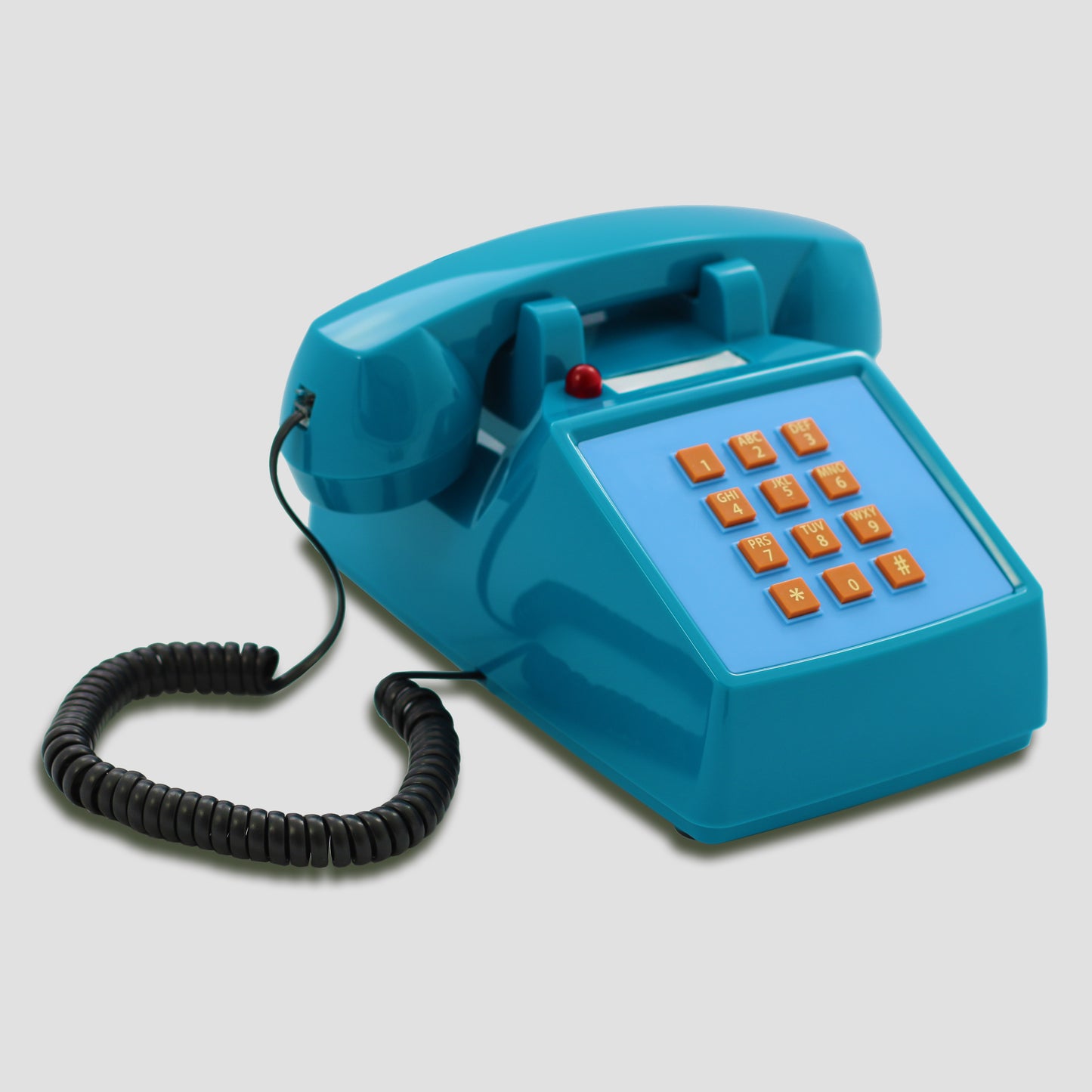 Opis PushMeFon cable retro phone with buttons, button phone, landline phone, US phone