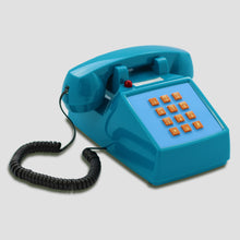 Load image into Gallery viewer, Opis PushMeFon cable retro phone with buttons, button phone, landline phone, US phone
