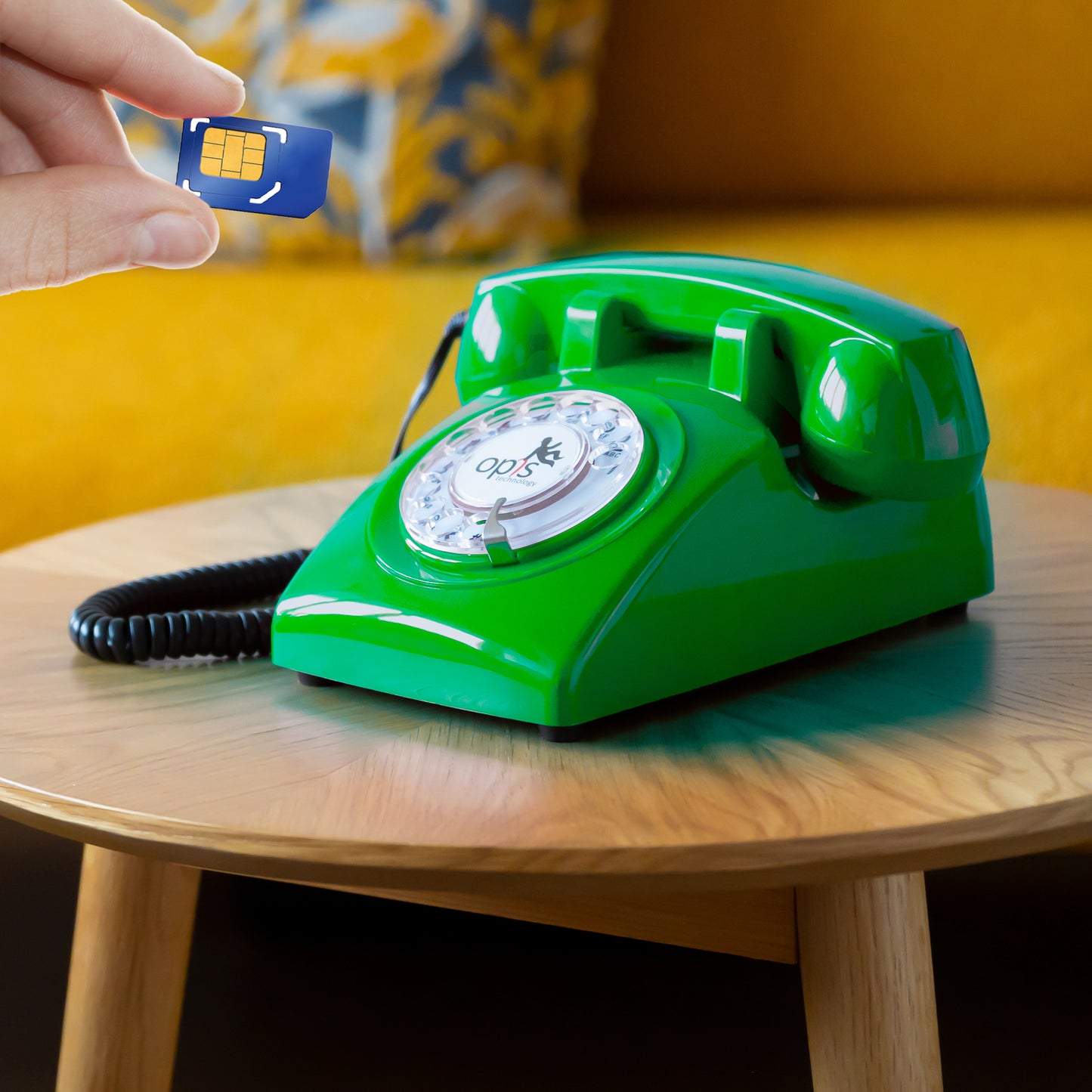 Opis 60s Mobile - Retro desk phone / GSM desk phone / senior cell phone