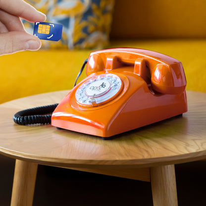 Opis 60s Mobile - Retro desk phone / GSM desk phone / senior cell phone