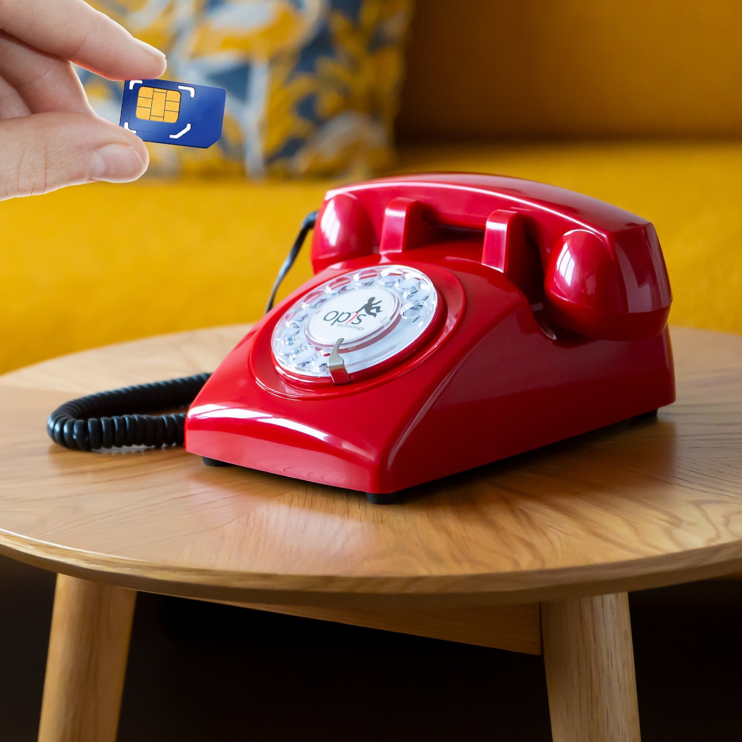 Opis 60s Mobile - Retro desk phone / GSM desk phone / senior cell phone