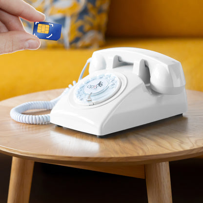 Opis 60s Mobile - Retro desk phone / GSM desk phone / senior cell phone