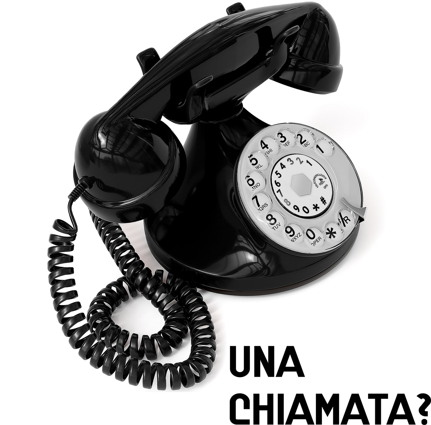 Opis Technology FunkyFon Cable Black | 1920s Vintage Rotary Phone with Electronic Bell