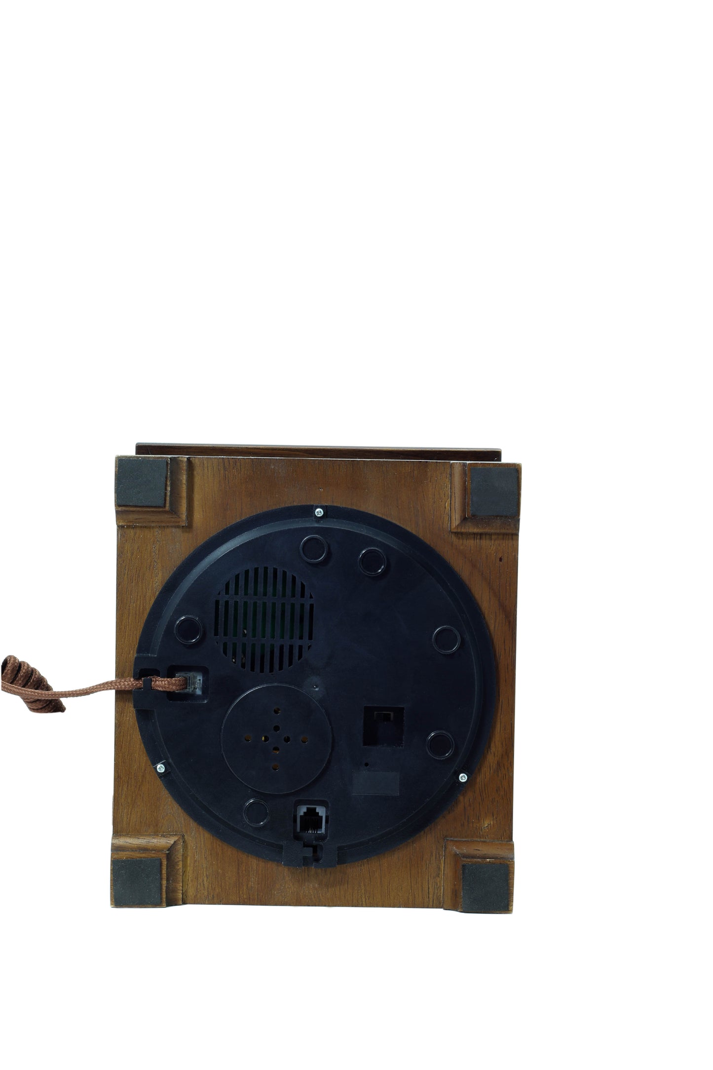 Opis 1921 cable Retrotelefon aus Holz und Metall / Holztelefon / Klassisches Telefon