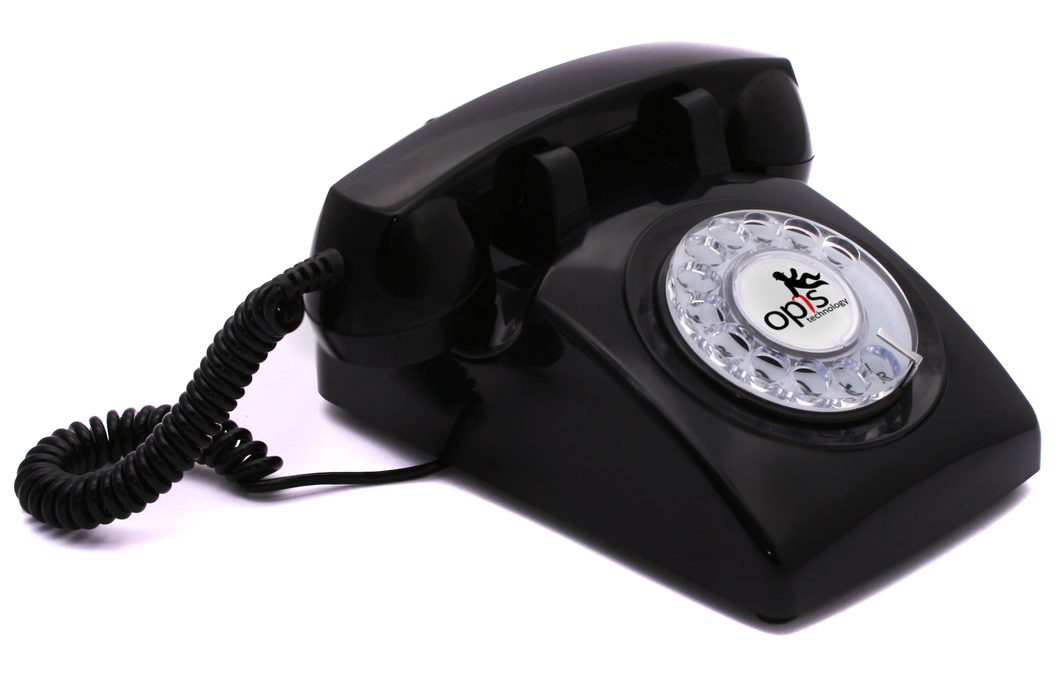 Opis 60s cable retro phone / landline phone / nostalgic phone / vintage phone