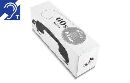 Opis 60s micro hEar telephone handset for hearing aid wearers / retro handset for all modern smartphones
