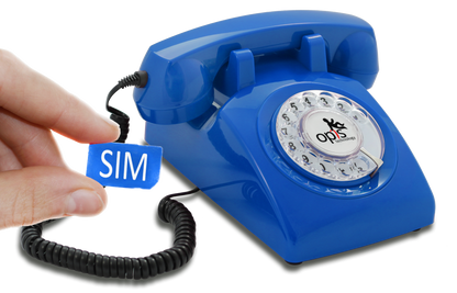 Opis 60s Mobile - Retro desk phone / GSM desk phone / senior cell phone