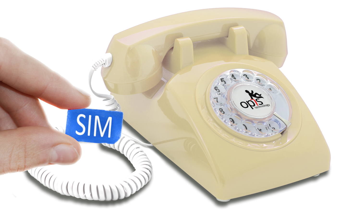 Opis 60s Mobile - Retro desk phone / GSM desk phone / senior cell phone