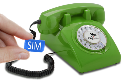 Opis 60s Mobile - Retro desk phone / GSM desk phone / senior cell phone