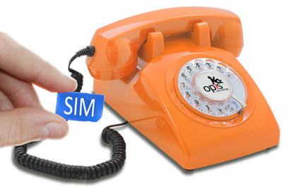 Opis 60s Mobile - Retro desk phone / GSM desk phone / senior cell phone