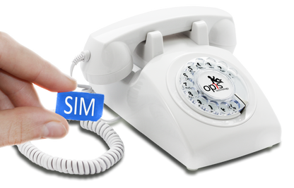 Opis 60s Mobile - Retro desk phone / GSM desk phone / senior cell phone