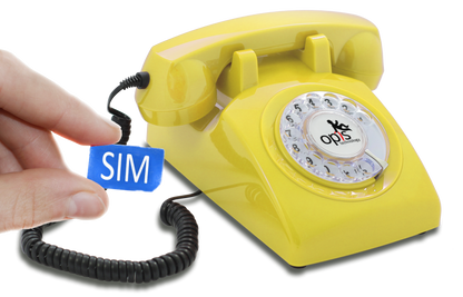 Opis 60s Mobile - Retro desk phone / GSM desk phone / senior cell phone