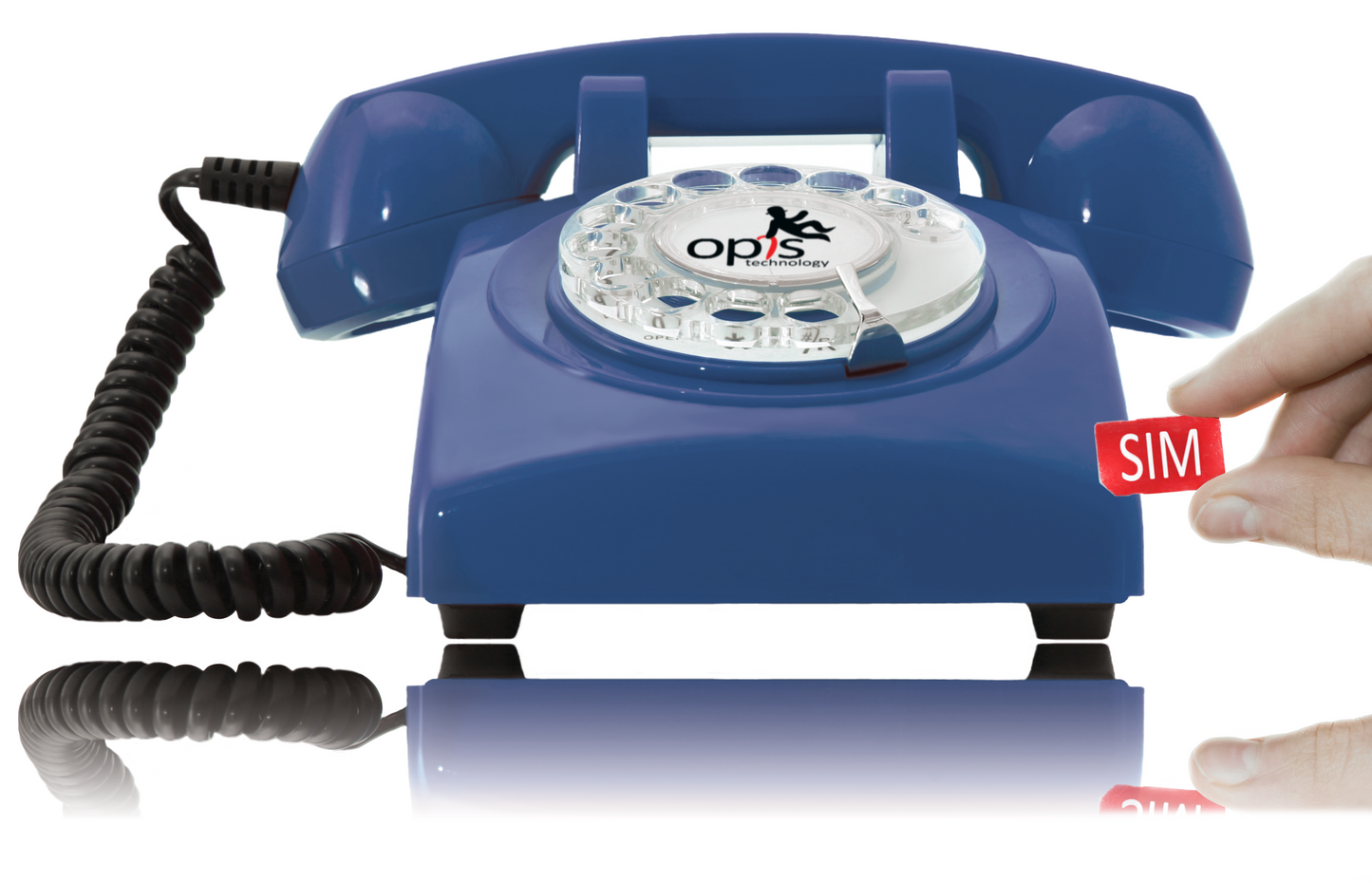 Opis 60s Mobile - Retro desk phone / GSM desk phone / senior cell phone
