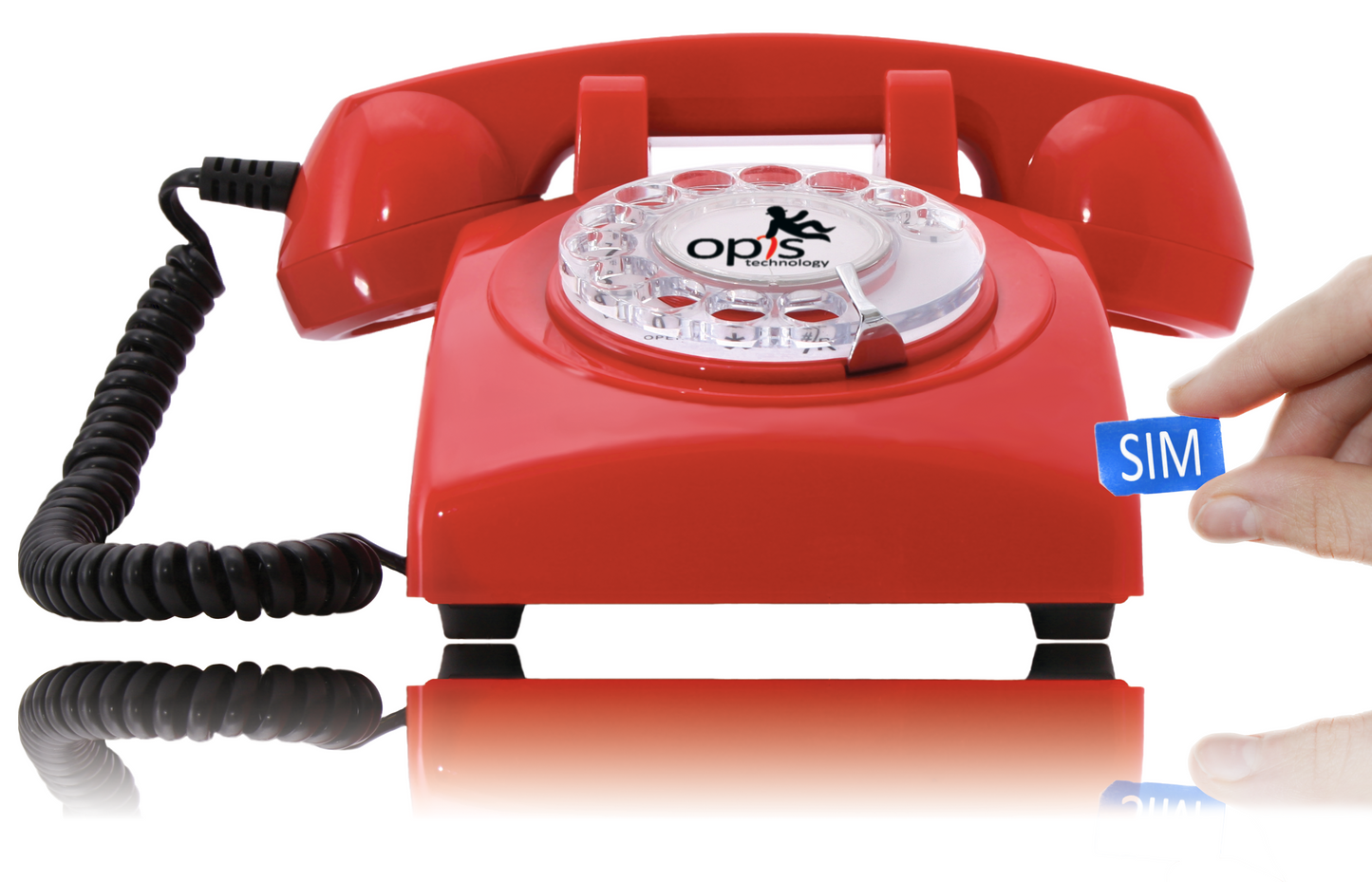 Opis 60s Mobile - Retro desk phone / GSM desk phone / senior cell phone