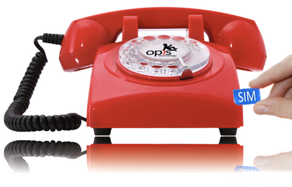 Opis 60s Mobile - Retro desk phone / GSM desk phone / senior cell phone