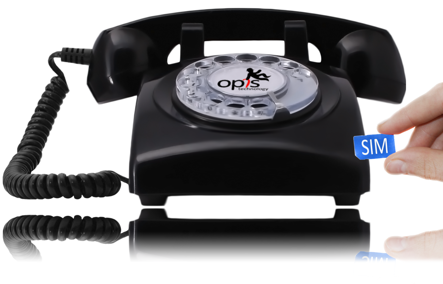 Opis 60s Mobile - Retro desk phone / GSM desk phone / senior cell phone
