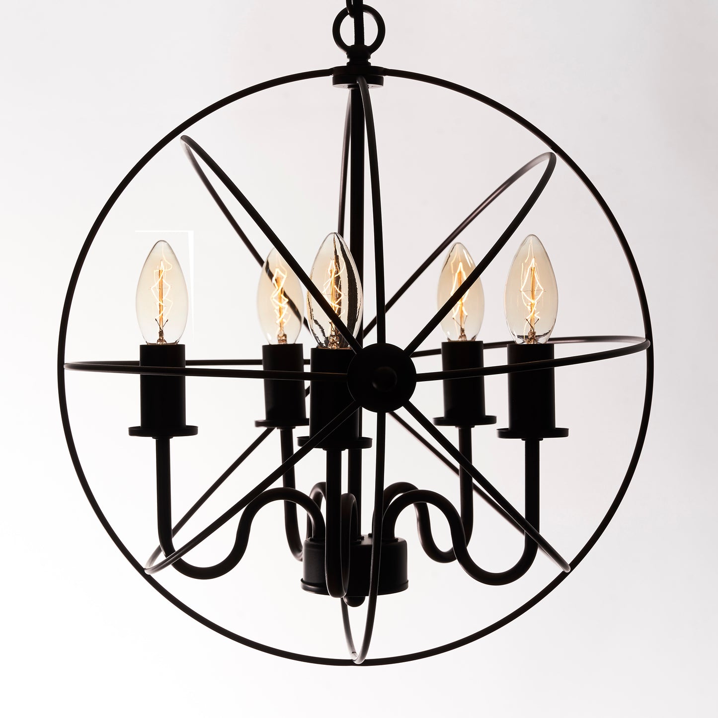 Opis Serie 1 - Retro Schreibtisch-oder Hängelampe aus massivem Metall und Holz