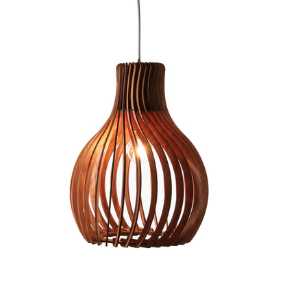 Opis Serie 2 - Holz-Hängelampen hergestellt aus eleganten, zusammensteckbaren Teilen