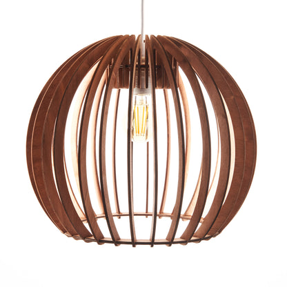 Opis Serie 2 - Holz-Hängelampen hergestellt aus eleganten, zusammensteckbaren Teilen