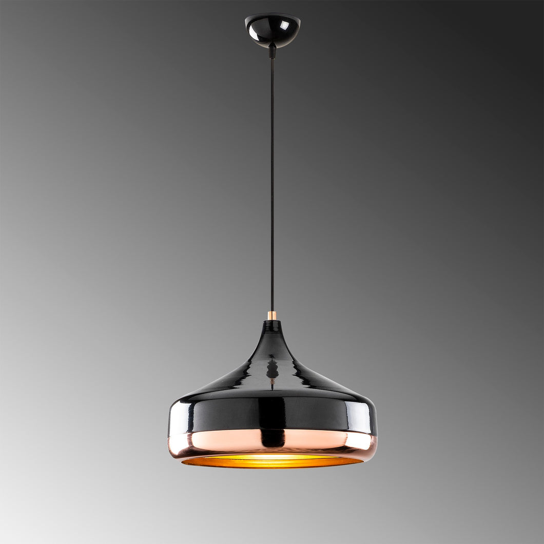 Opis Series 5 - Elegant black metal and copper lamps