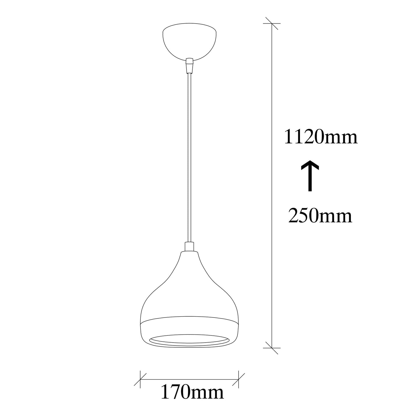 Opis Serie 5 - Elegante Lampen aus schwarzem Metall und Kupfer