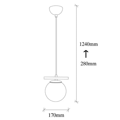 Opis Serie 6 - Elegante, weiße Glaskugel-Lampen mit Befestigung aus schwarzem Metall