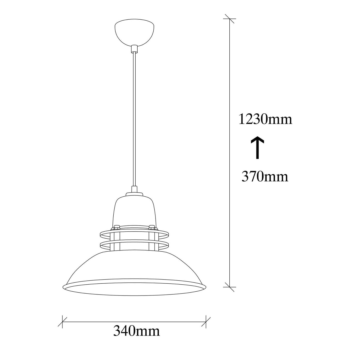 Opis Serie 7 - Elegante Lampen aus schwarzem Metall