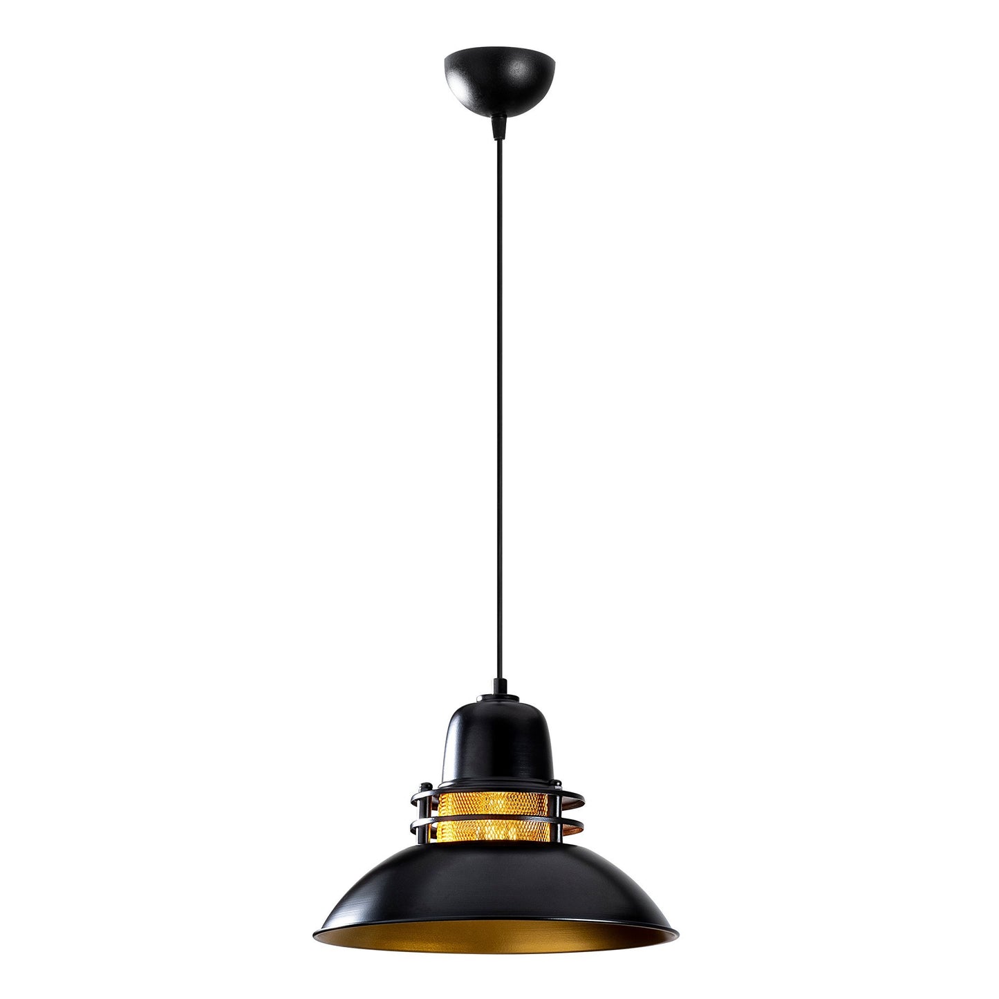 Opis Serie 7 - Elegante Lampen aus schwarzem Metall