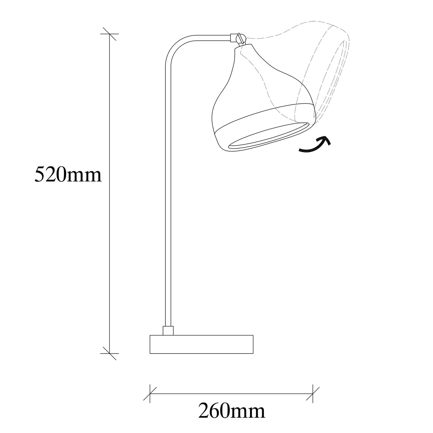 Opis Serie 5 - Elegante Lampen aus schwarzem Metall und Kupfer