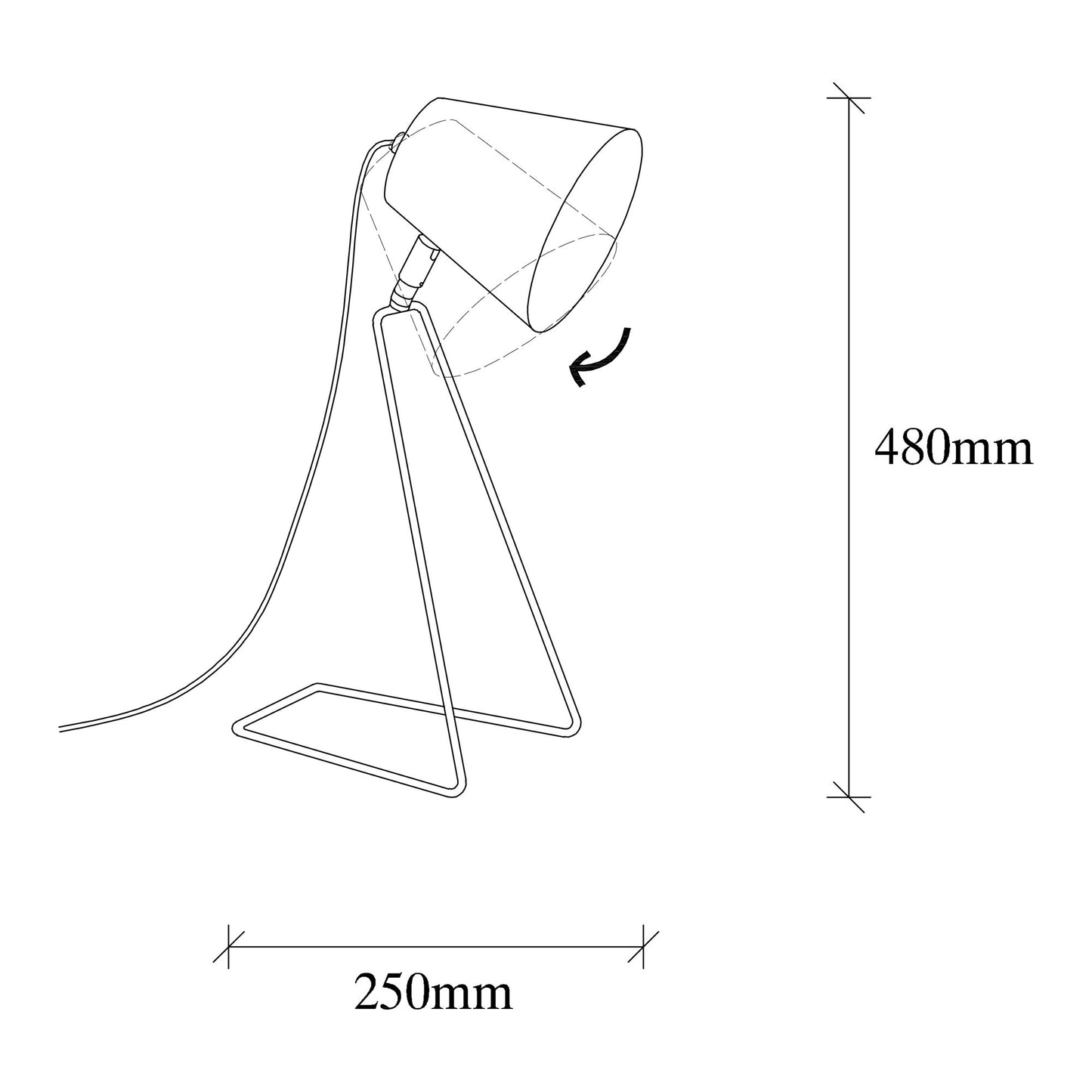 Opis Serie 7 - Elegante Lampen aus schwarzem Metall