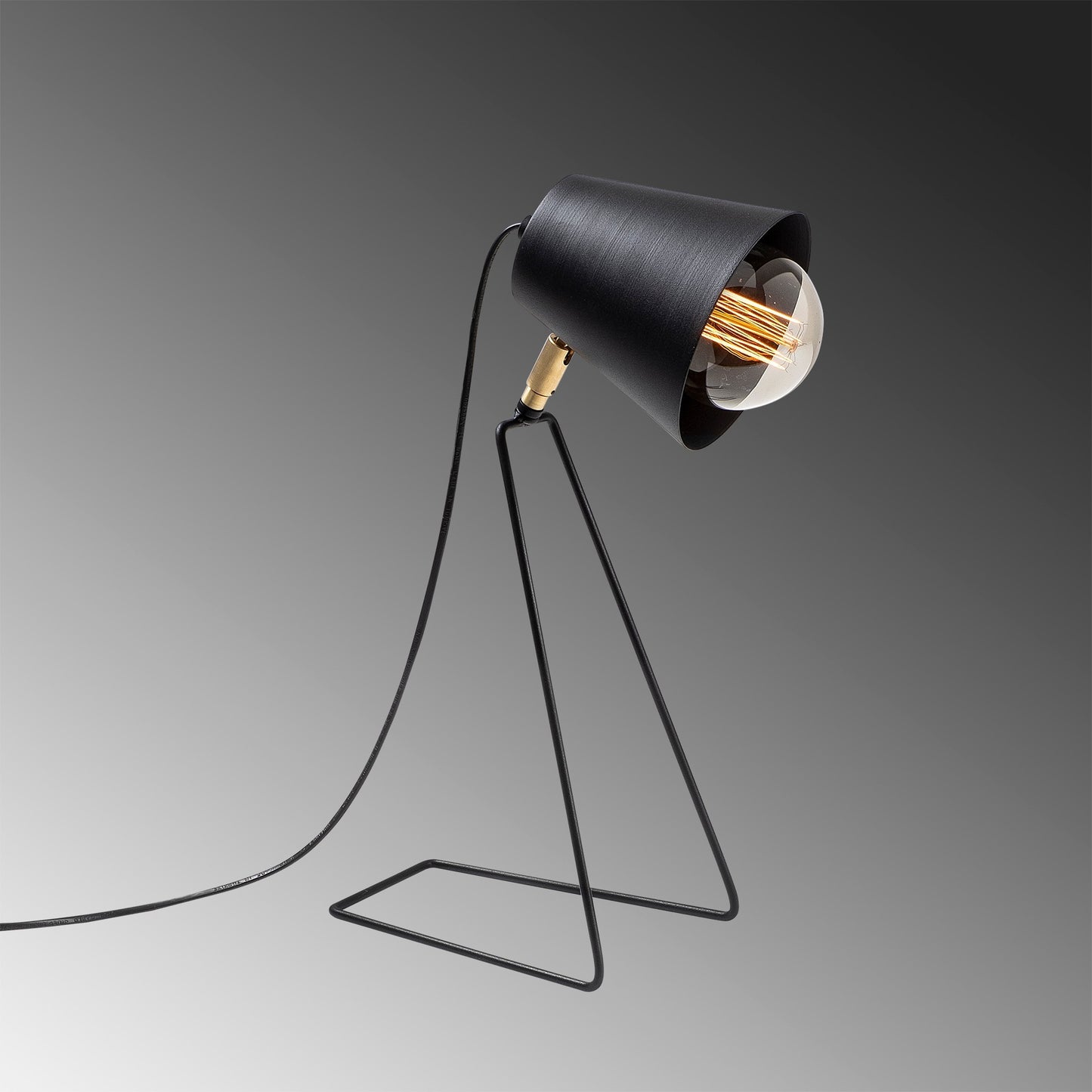 Opis Serie 7 - Elegante Lampen aus schwarzem Metall