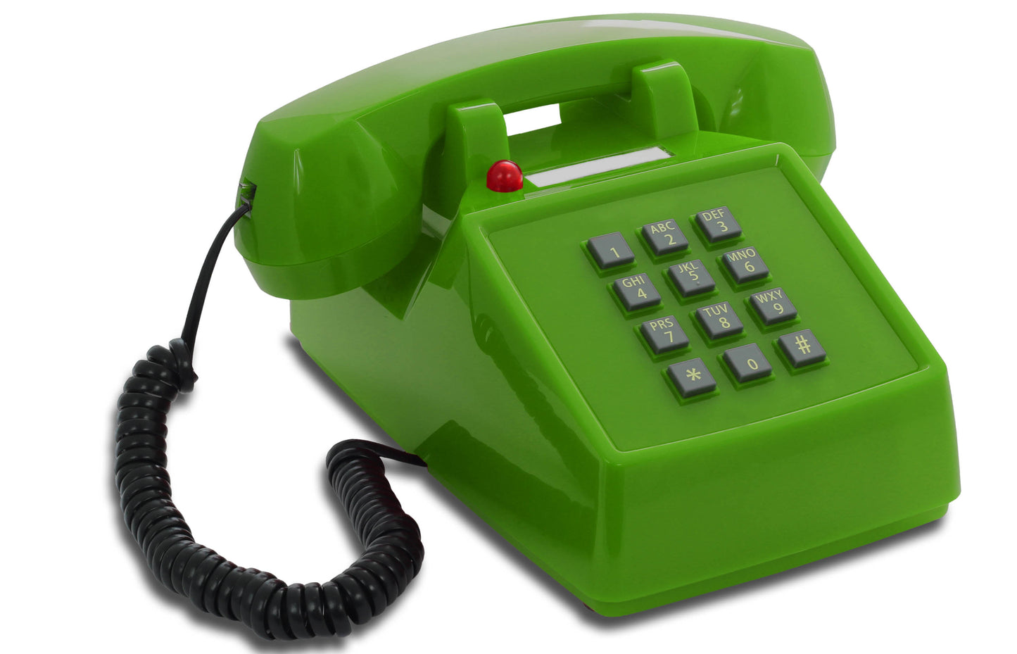 Opis PushMeFon cable retro phone with buttons, button phone, landline phone, US phone