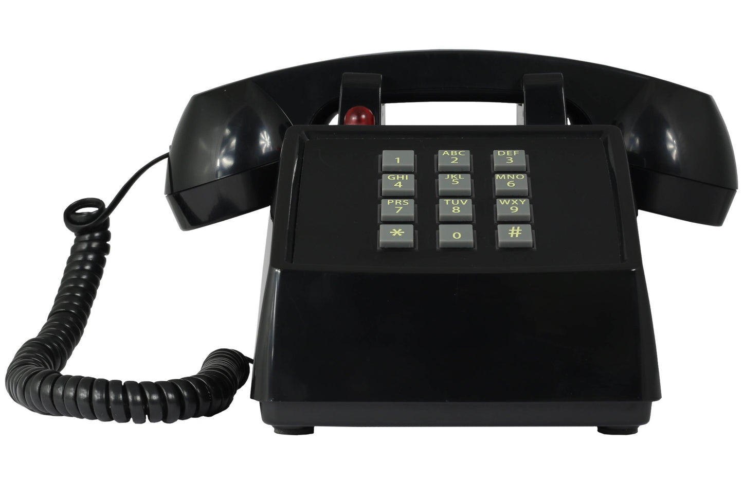 Opis PushMeFon cable retro phone with buttons, button phone, landline phone, US phone