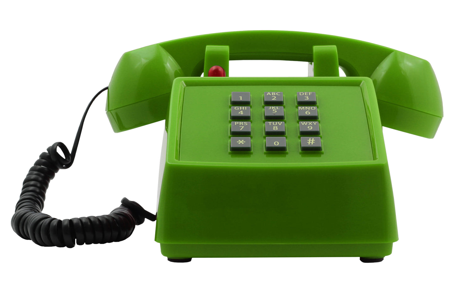 Opis PushMeFon cable retro phone with buttons, button phone, landline phone, US phone
