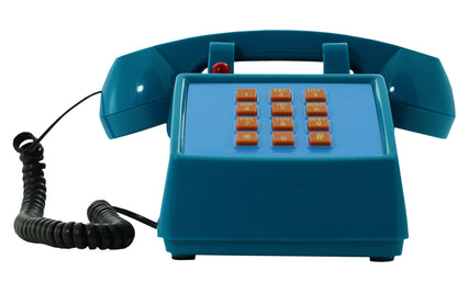 Opis PushMeFon cable retro phone with buttons, button phone, landline phone, US phone