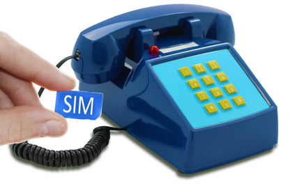 Opis PushMeFon mobile desk phone / GSM desk phone / mobile phone for seniors