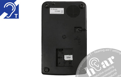 Opis 60s mobile hEar Seniorentelefon mit GSM / Seniorenhandy / Schwerhörigentelefon