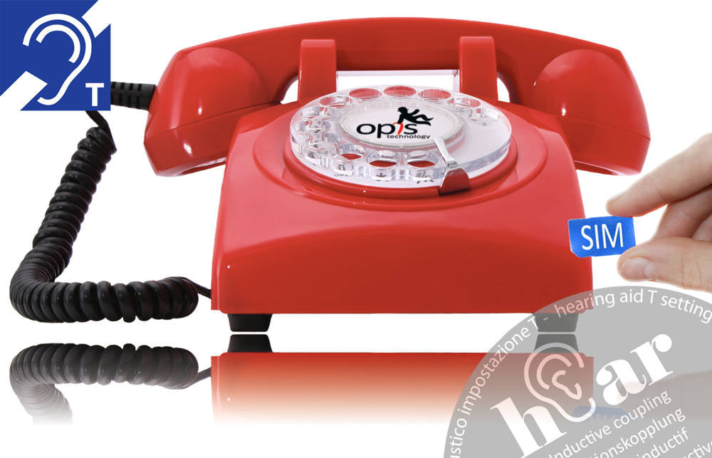 Opis 60s mobile hEar Seniorentelefon mit GSM / Seniorenhandy / Schwerhörigentelefon