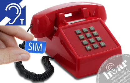 Opis PushMeFon mobile hEar desk phone / GSM desk phone / mobile phone for seniors
