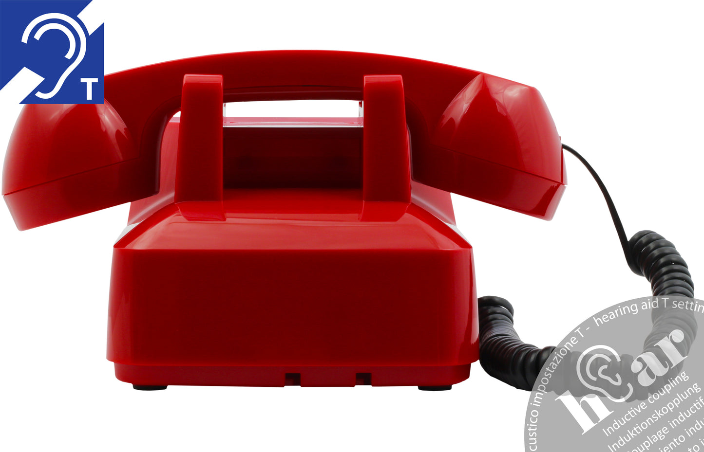 Opis PushMeFon mobile hEar desk phone / GSM desk phone / mobile phone for seniors