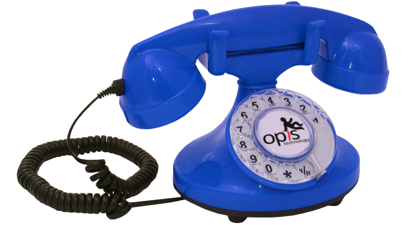 Opis FunkyFon cable rotary phone / retro phone / nostalgic phone