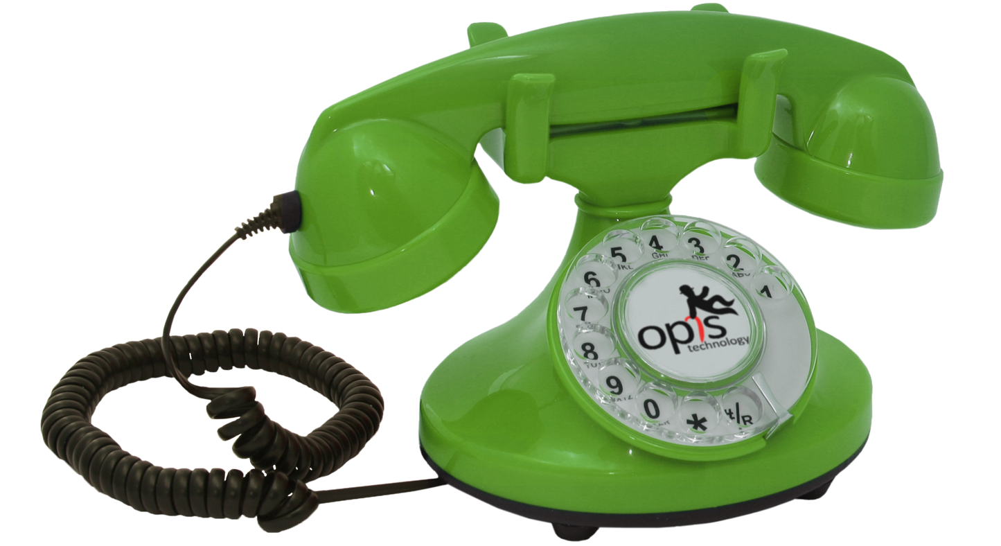 Opis FunkyFon cable rotary phone / retro phone / nostalgic phone