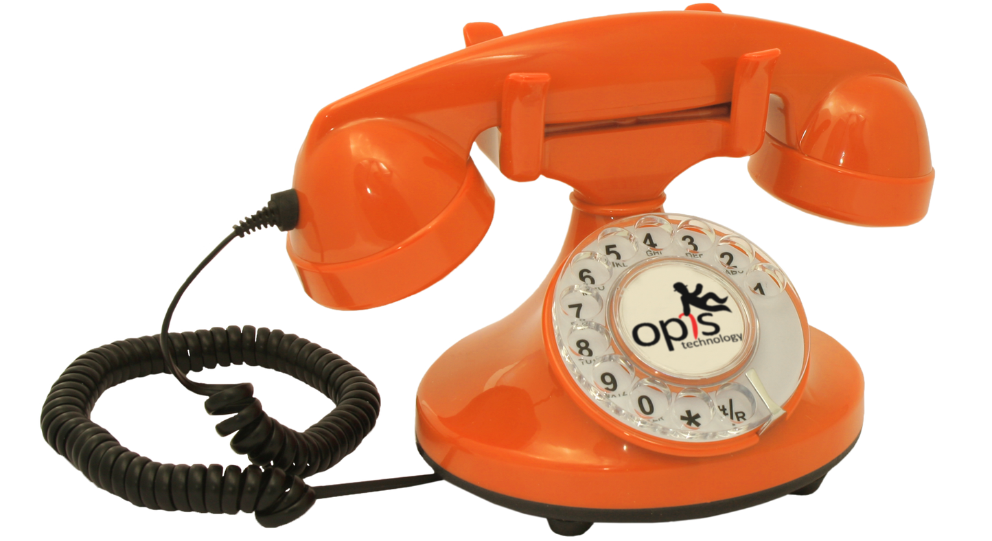 Opis FunkyFon cable rotary phone / retro phone / nostalgic phone