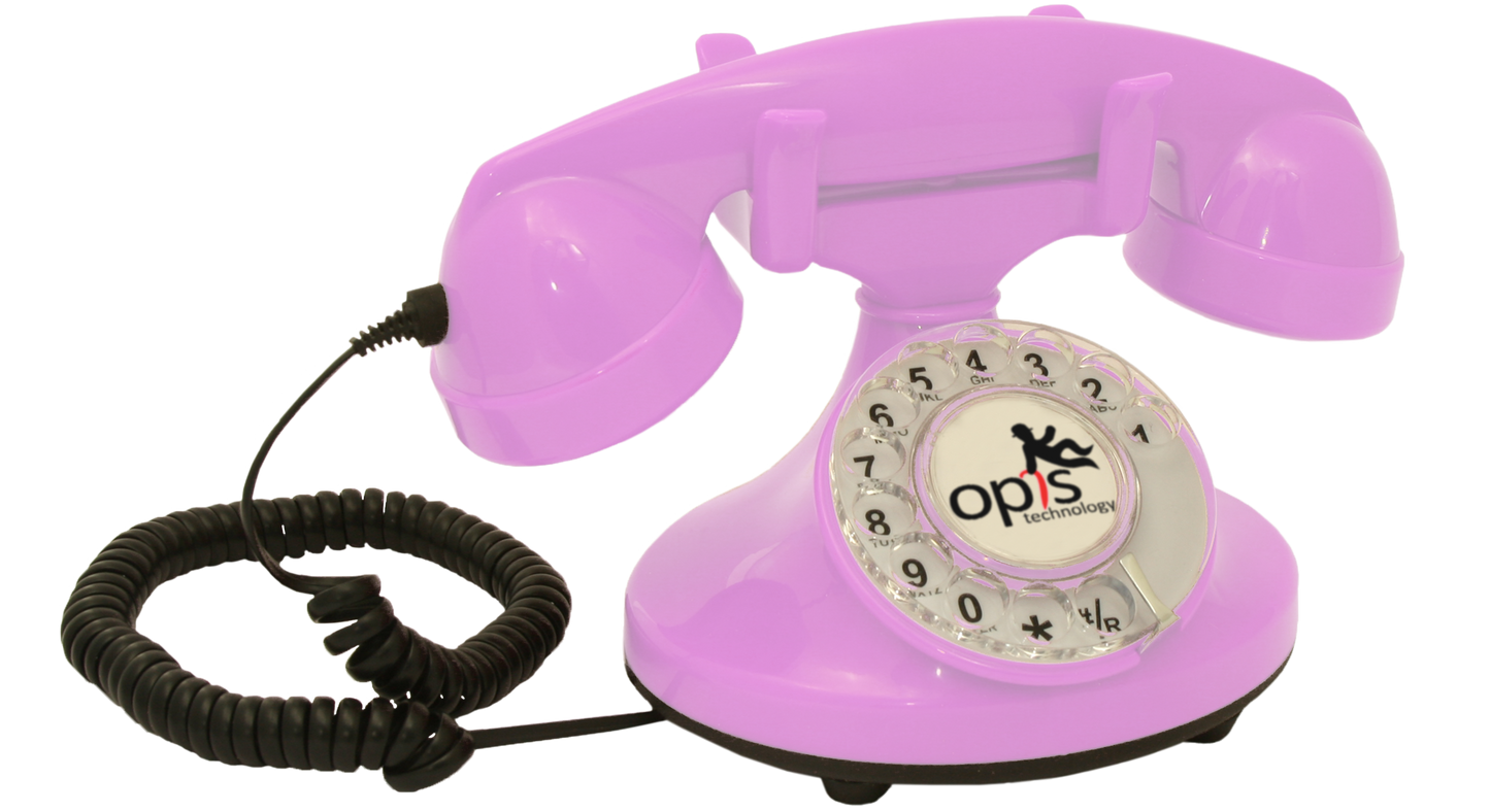 Opis FunkyFon cable rotary phone / retro phone / nostalgic phone
